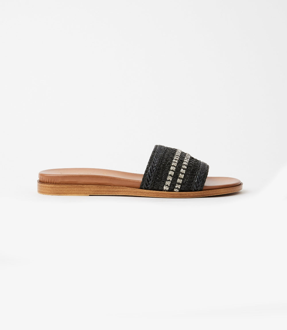 Seychelles Destination Boho Embellished Slides