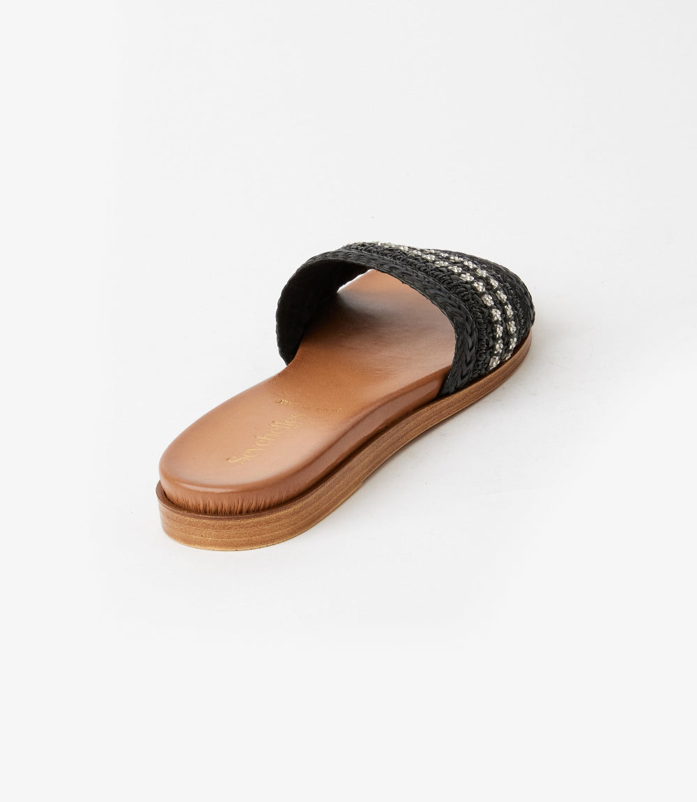 Seychelles Destination Boho Embellished Slides