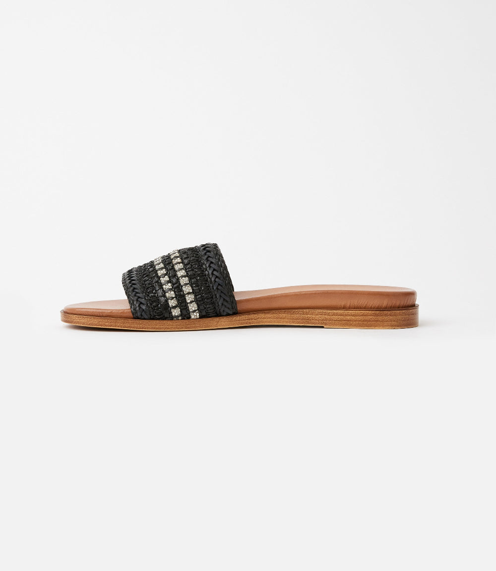 Seychelles Destination Boho Embellished Slides