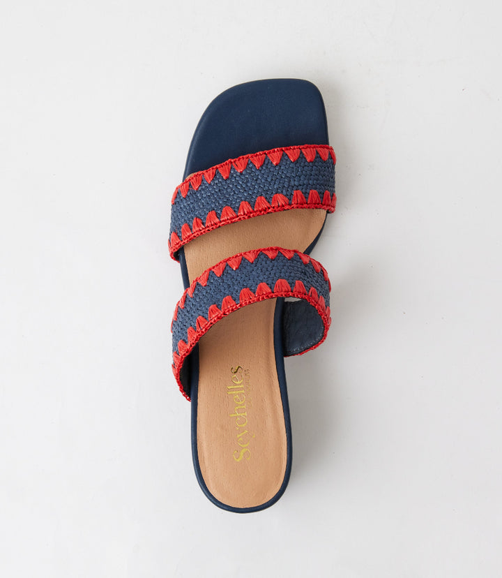 Seychelles Maui Raffia Mid Heel Sandals