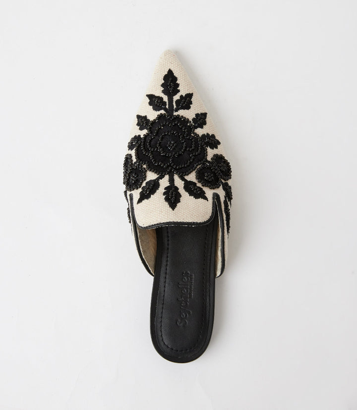 Seychelles Around The World Embroidered Mules