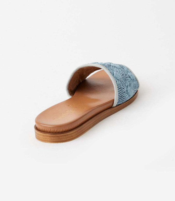 Seychelles Rafia Slides Seychelles Dakota Flower Raffia Slides – Karen Kane