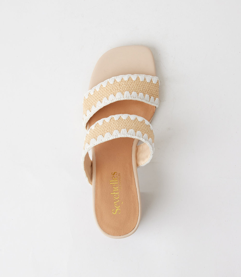Seychelles Hattie Raffia Heel Sandals
