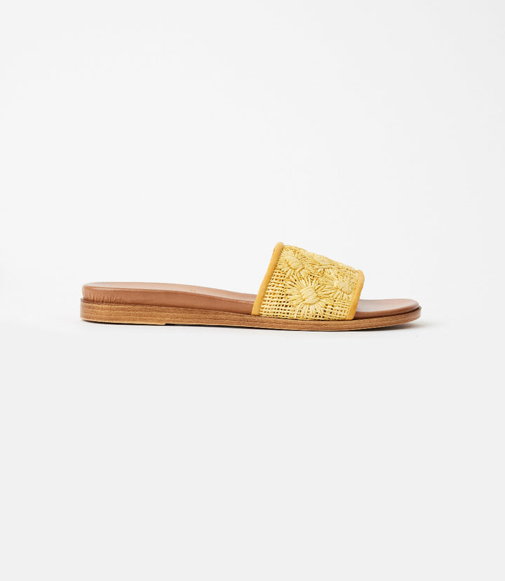 Seychelles Dakota Flower Raffia Slides