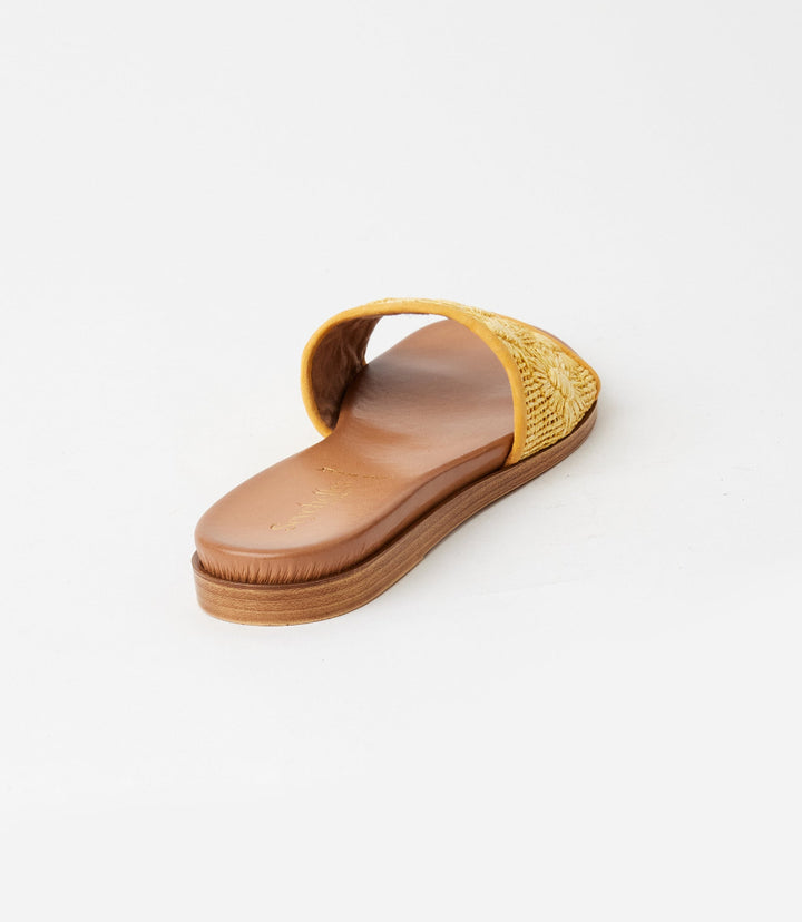 Seychelles Dakota Flower Raffia Slides