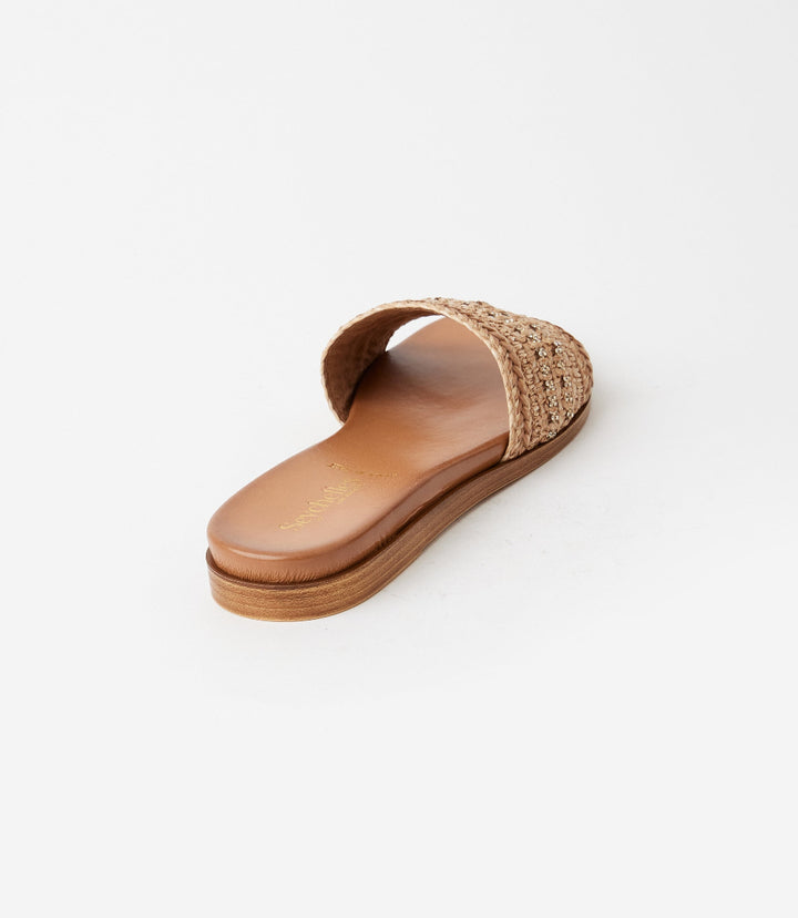 Seychelles Destination Boho Embellished Slides