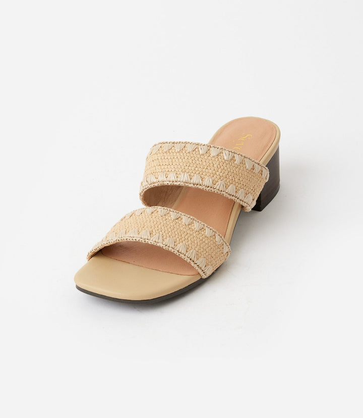 Seychelles Maui Raffia Mid Heel Sandals