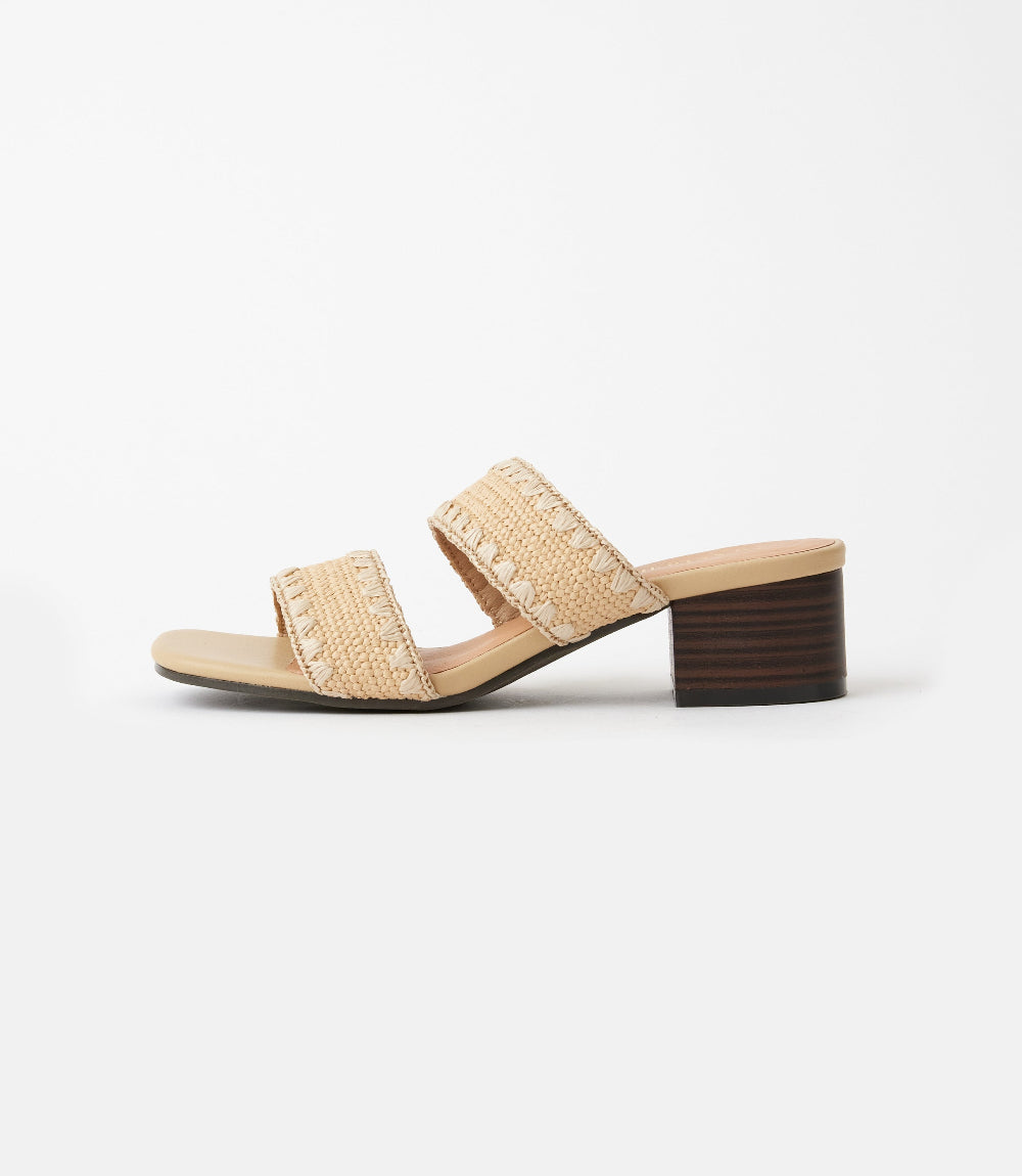 Seychelles Maui Raffia Mid Heel Sandals