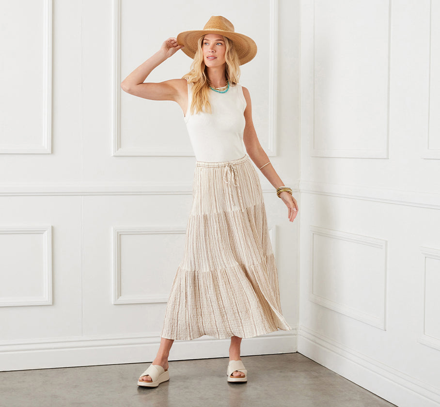 Black Pull On Maxi Flare Skirt | Karen Kane Black Pull On Maxi Flare Skirt | Karen Kane