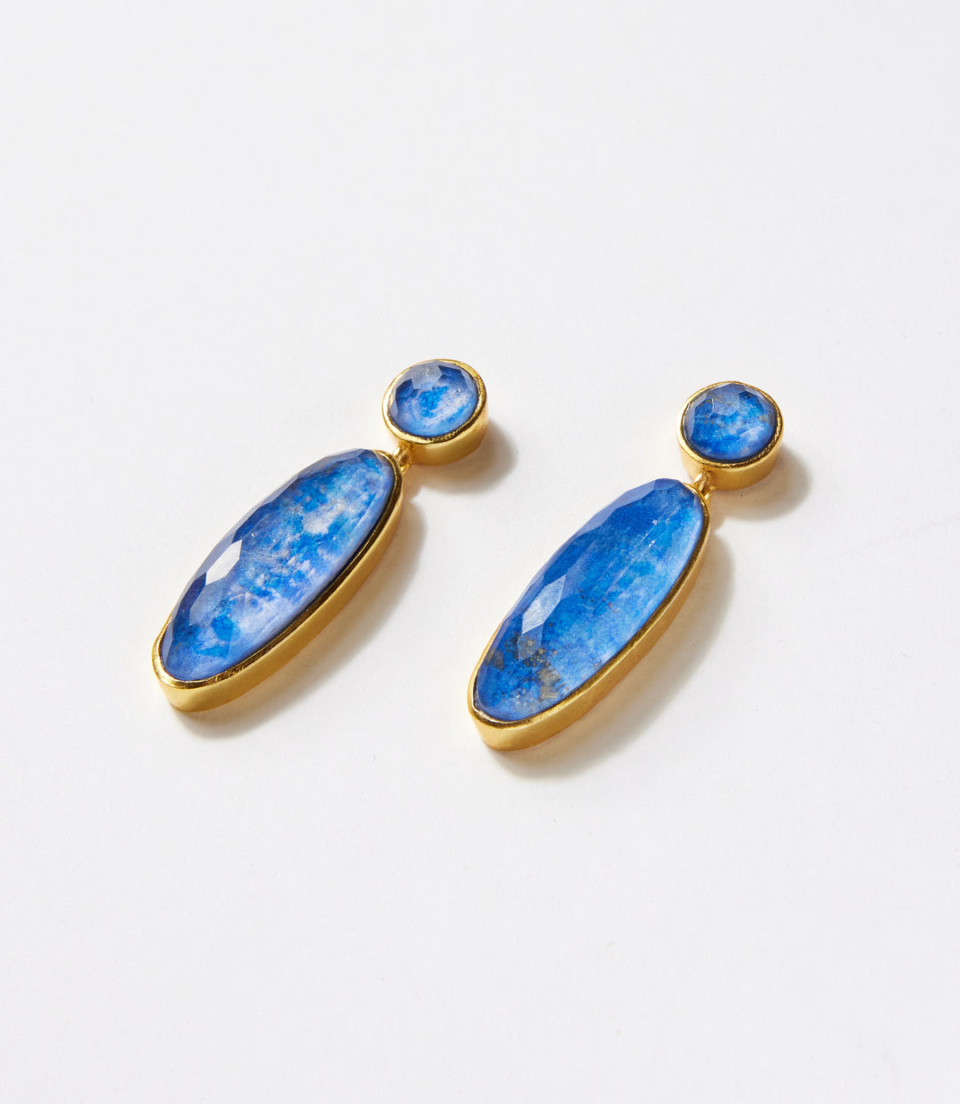 Lapis Crystal Earrings
