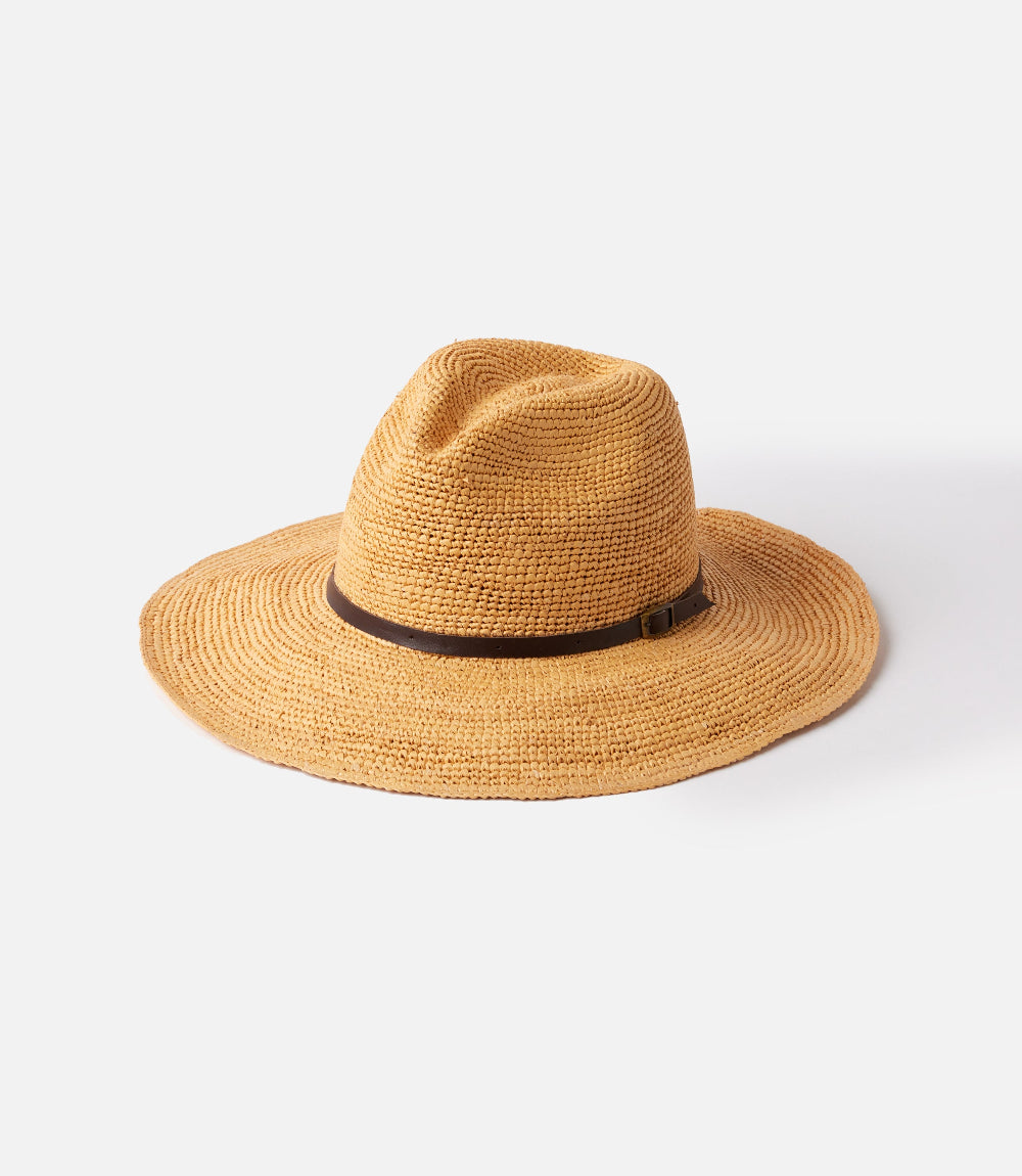 Crochet Straw Panama Hat