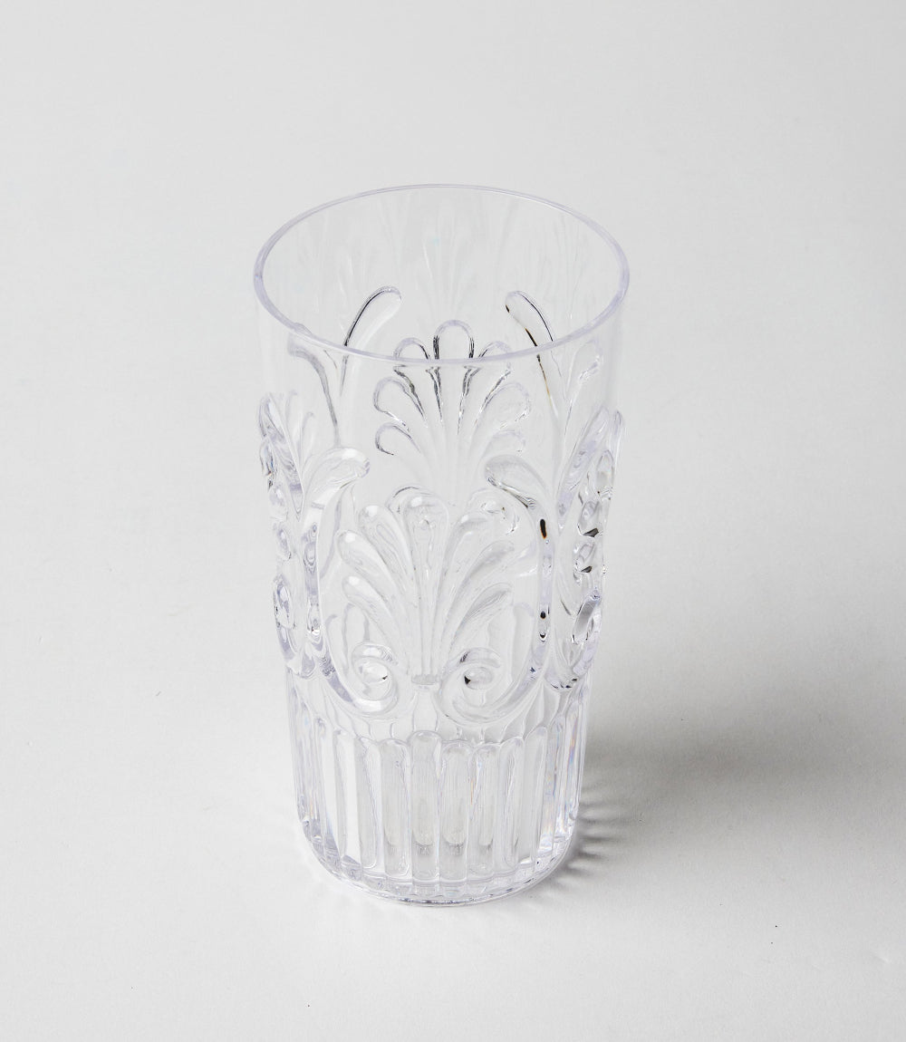 Acrylic Fleur Drinking Glass