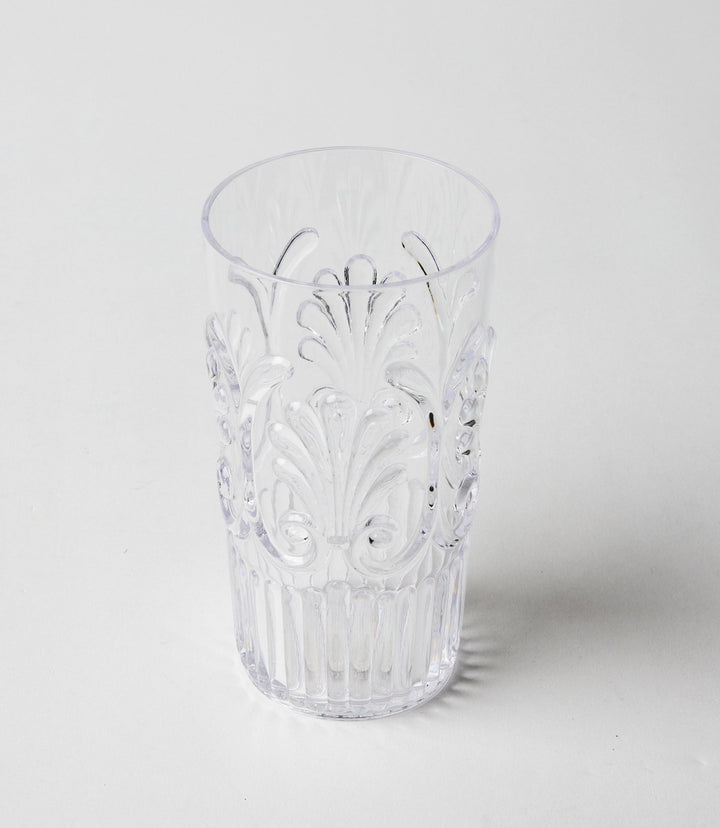 Acrylic Fleur Drinking Glass