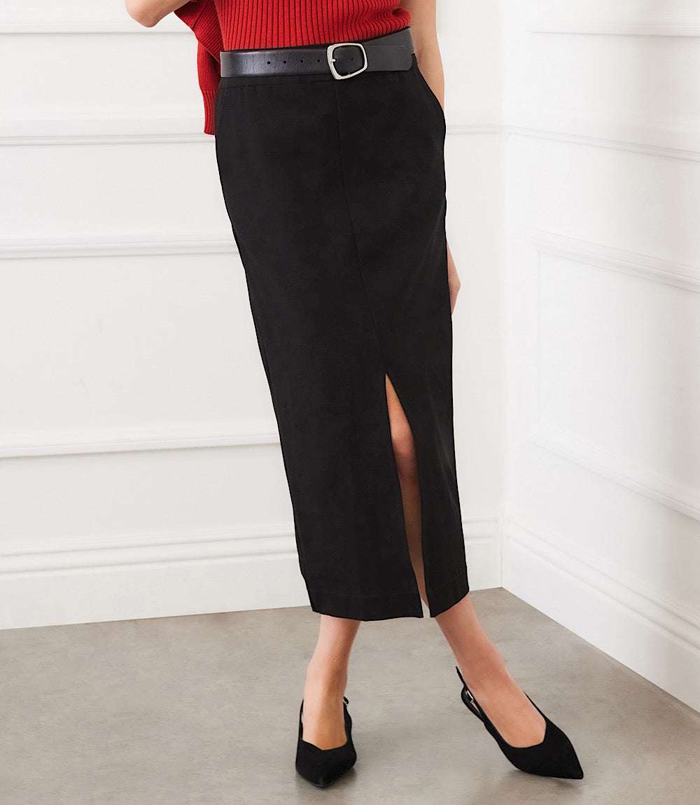 Lizbeth Front Slit Skirt