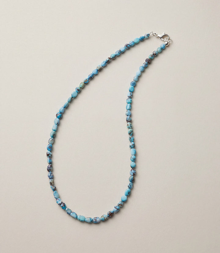 Golden Hill Beaded Turquoise Necklace