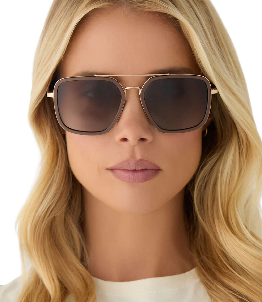 DIFF Jordan Polarized Aviator Sunglasses