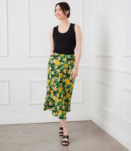 Bias Cut Midi Skirt