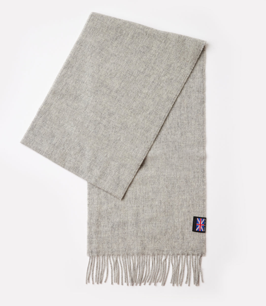 Merino Wool Fringed Scarf
