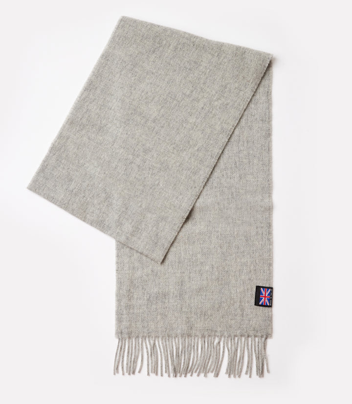 Merino Wool Fringed Scarf