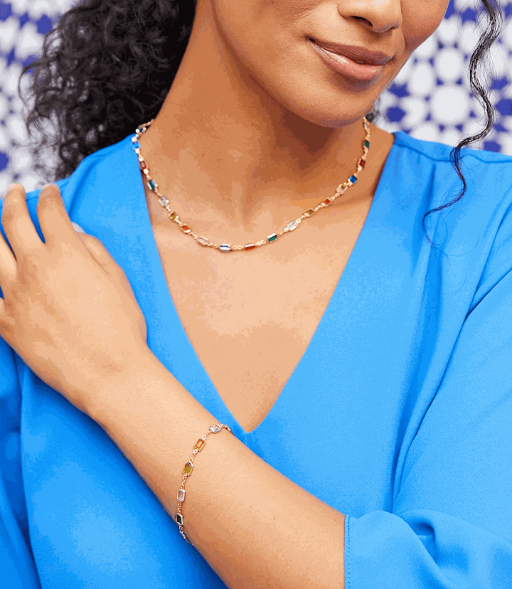 Colorful Gemstone Bracelet