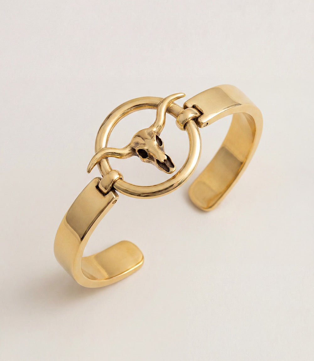 Longhorn Link Cuff Bracelet