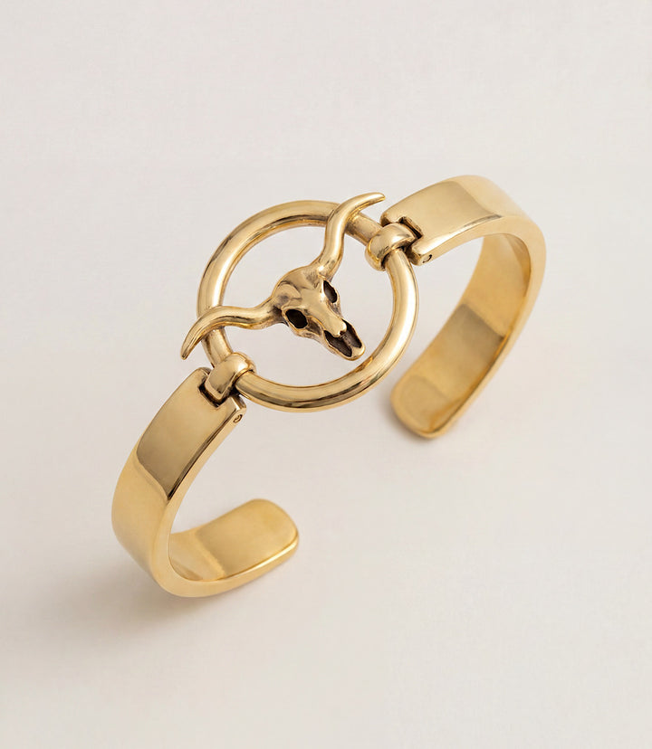 Longhorn Link Cuff Bracelet