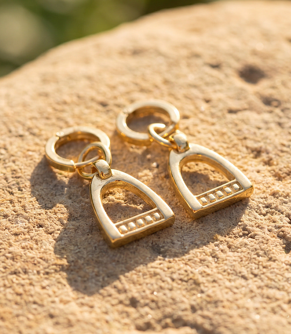 Horsebit Earrings