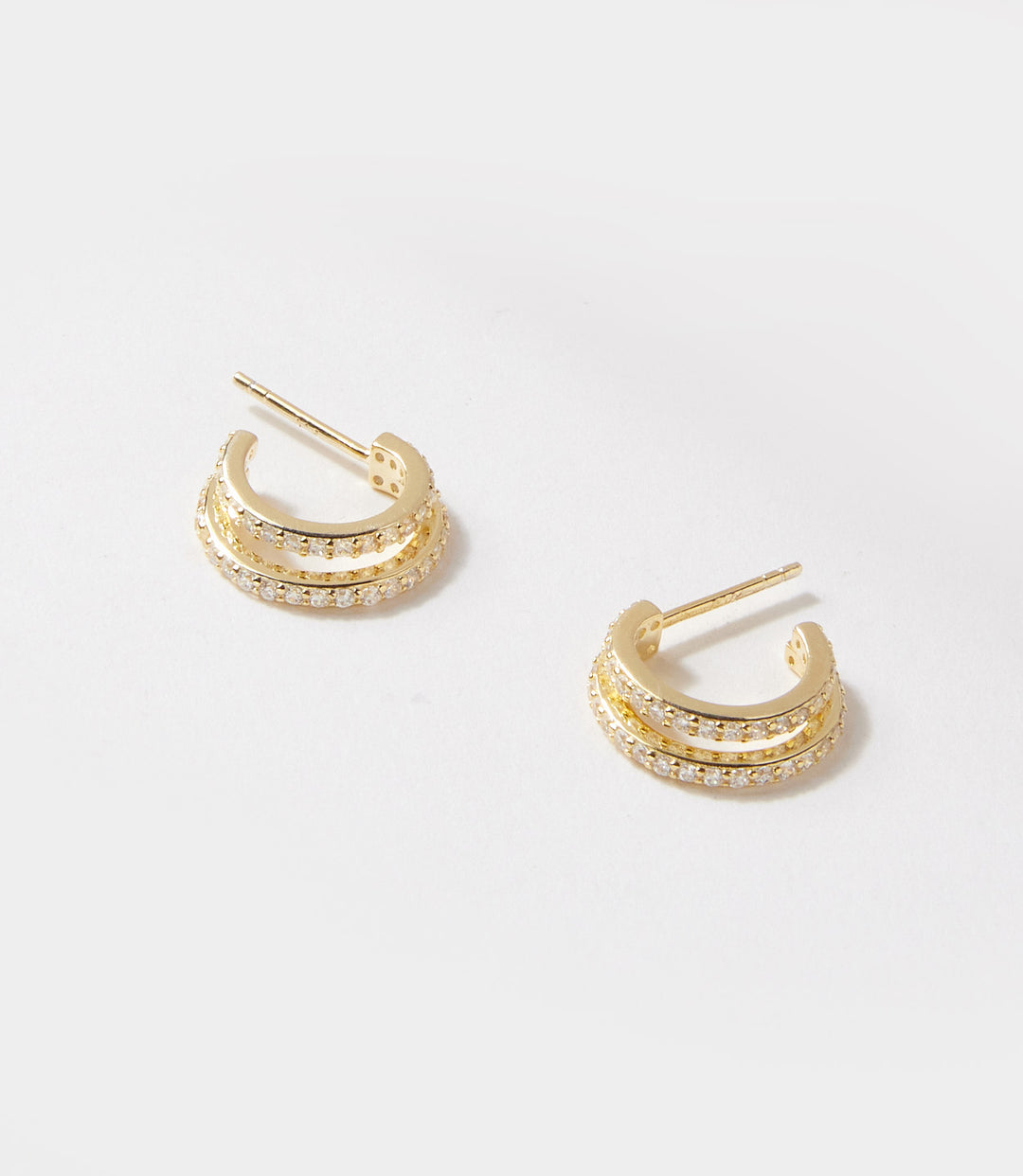 Twin Huggie Earrings