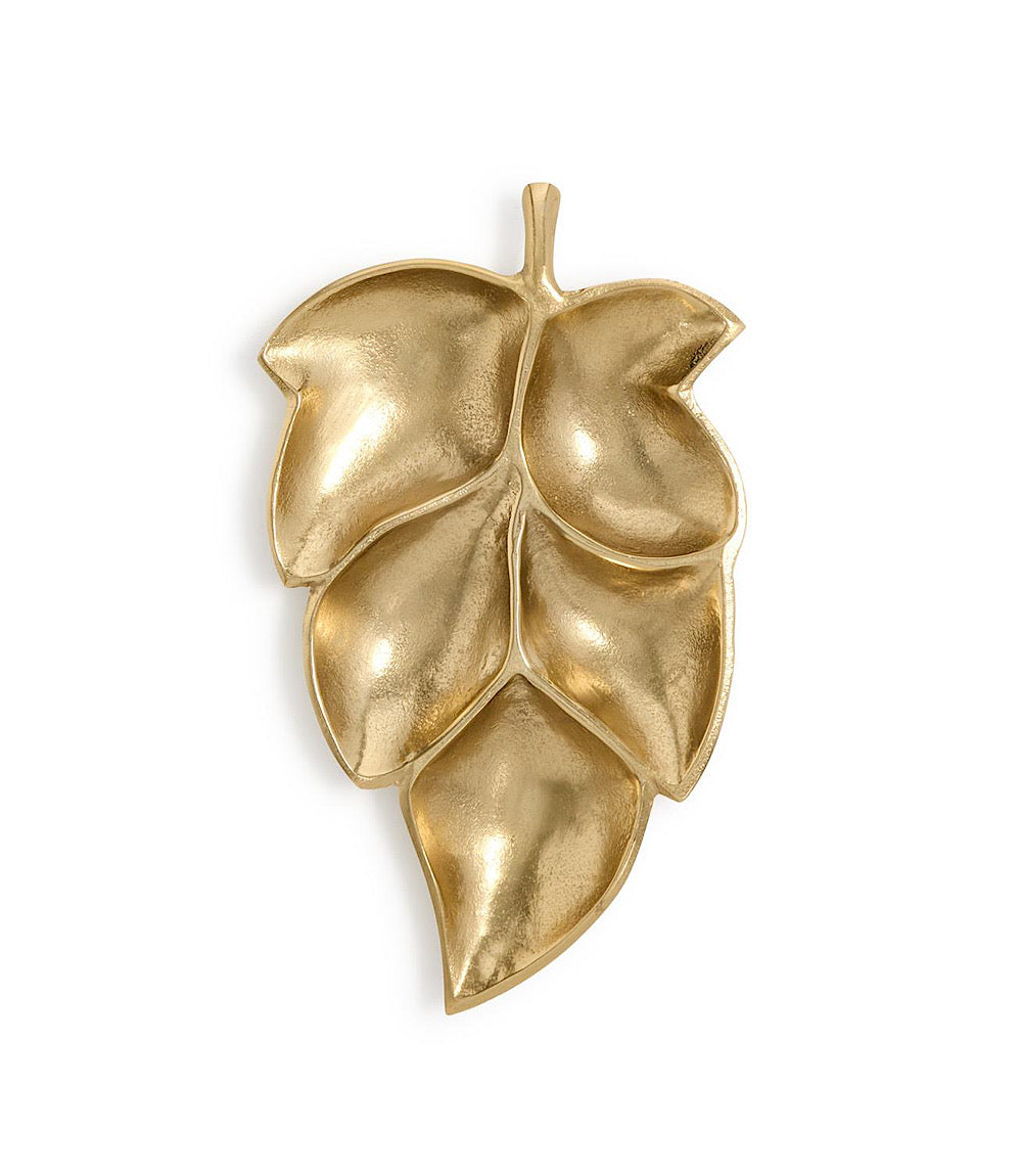 Golden Chestnut Leaf Tray