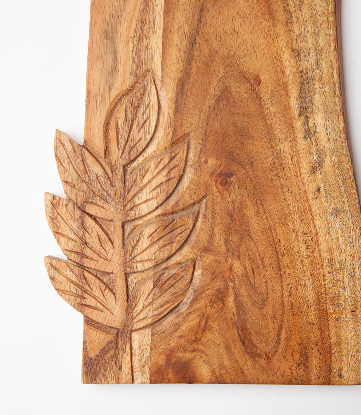 Leaf Wooden Large Serving Board