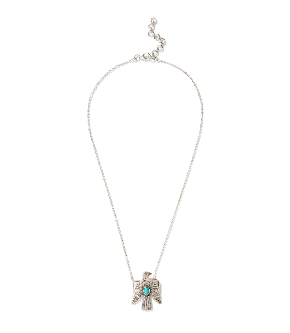 Turquoise Eagle Pendant Necklace