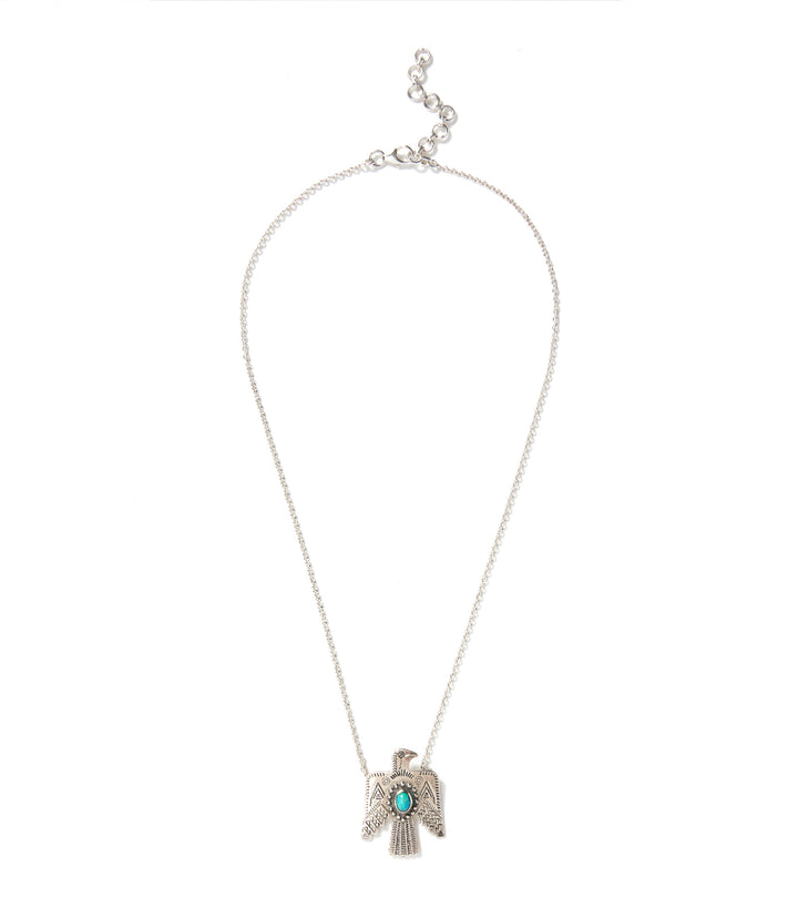 Turquoise Eagle Pendant Necklace