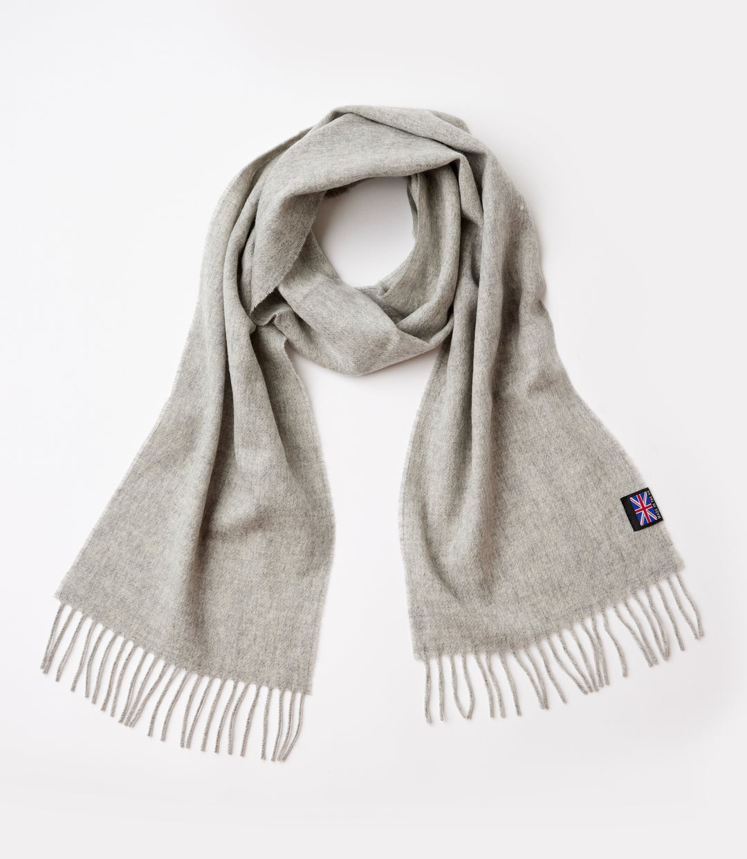 Merino Wool Fringed Scarf