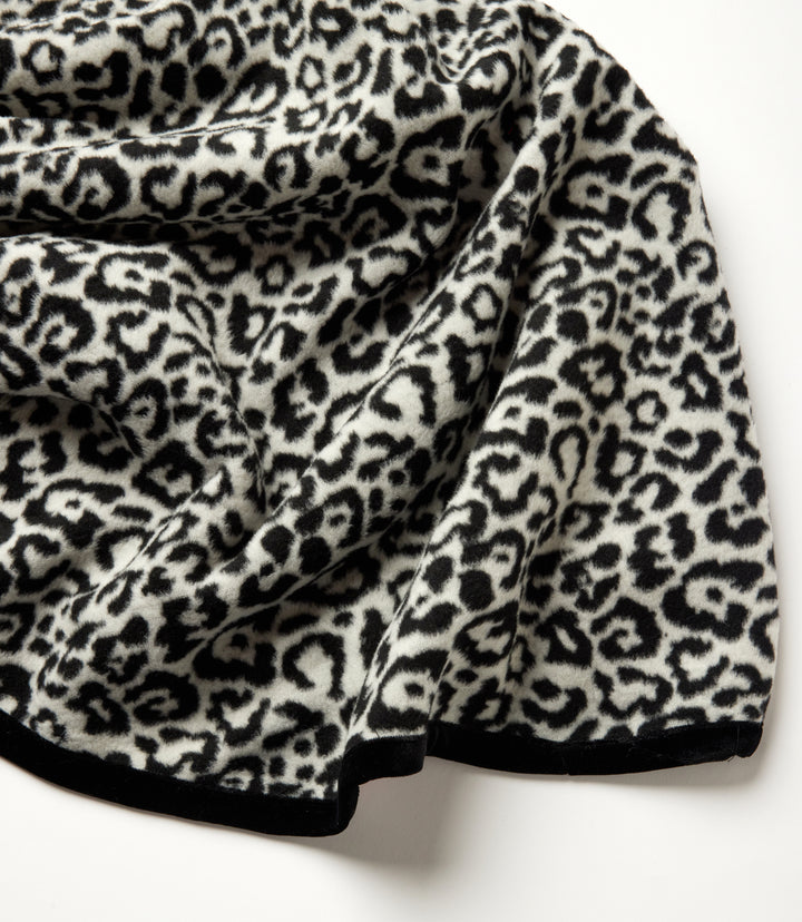 Reversible Plaid & Leopard Christmas Tree Skirt