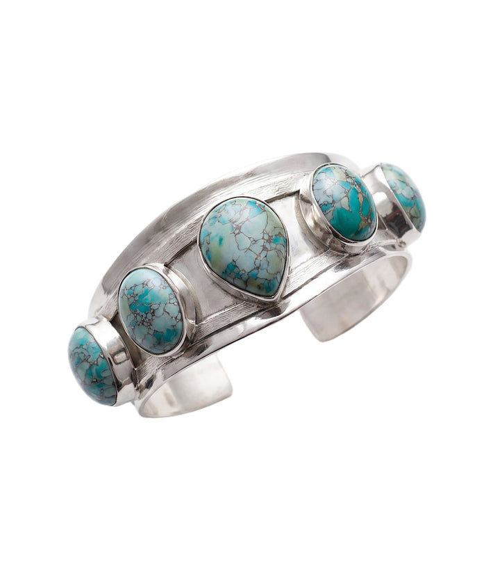 Turquoise Stone Cuff Bracelet