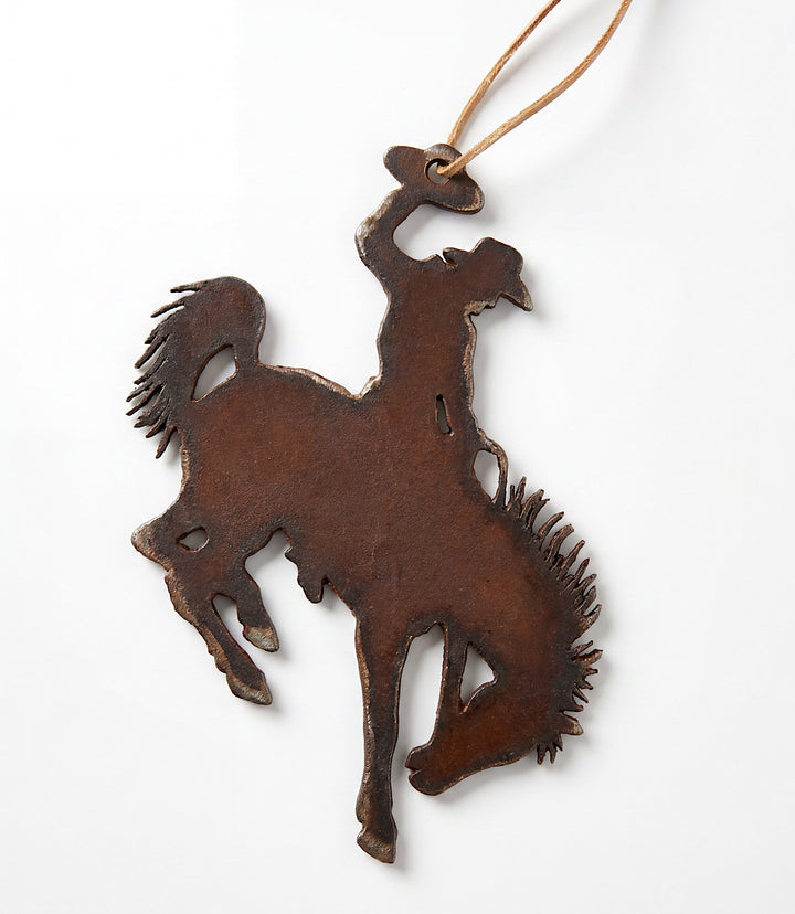 Steel Cowboy Ornament