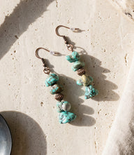 Stacked Turquoise Earrings