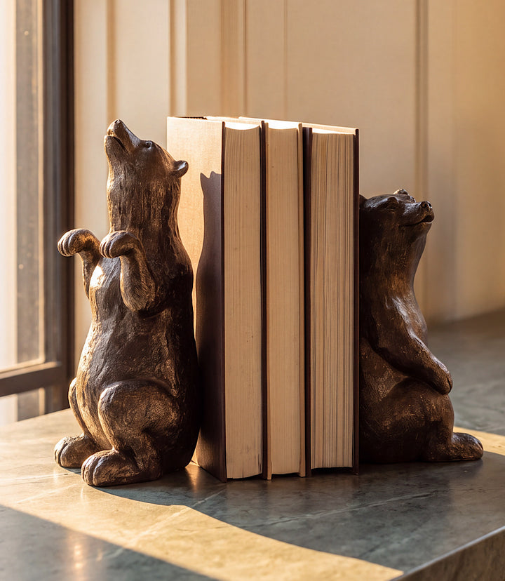 Grizzly Bear Bookends