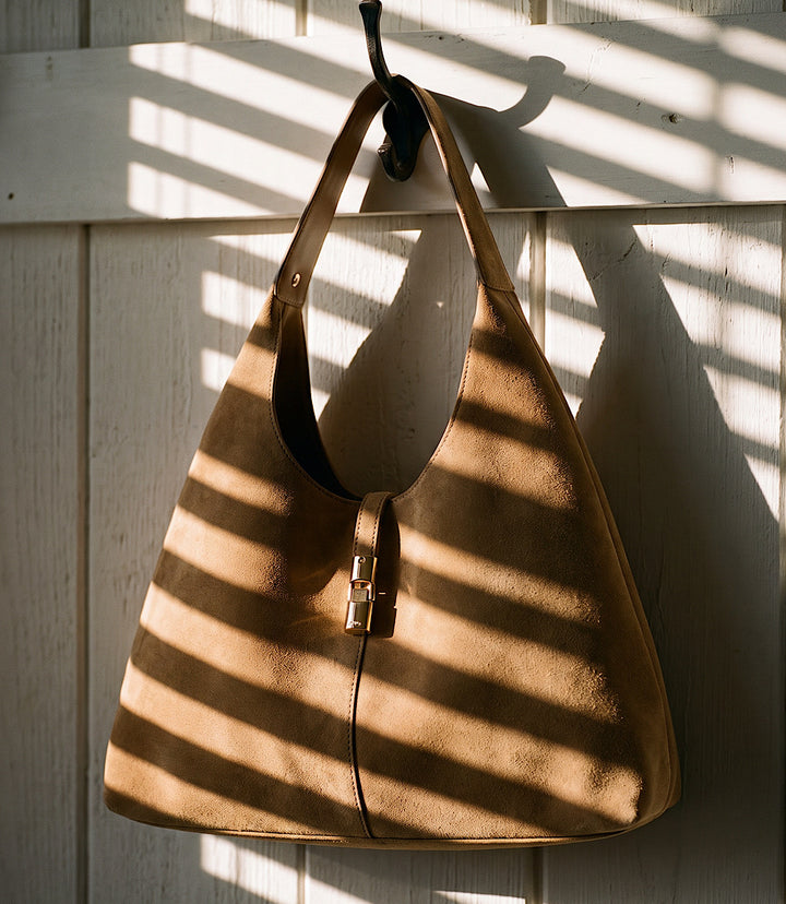 Billini Lamarr Faux Suede Shoulder Bag