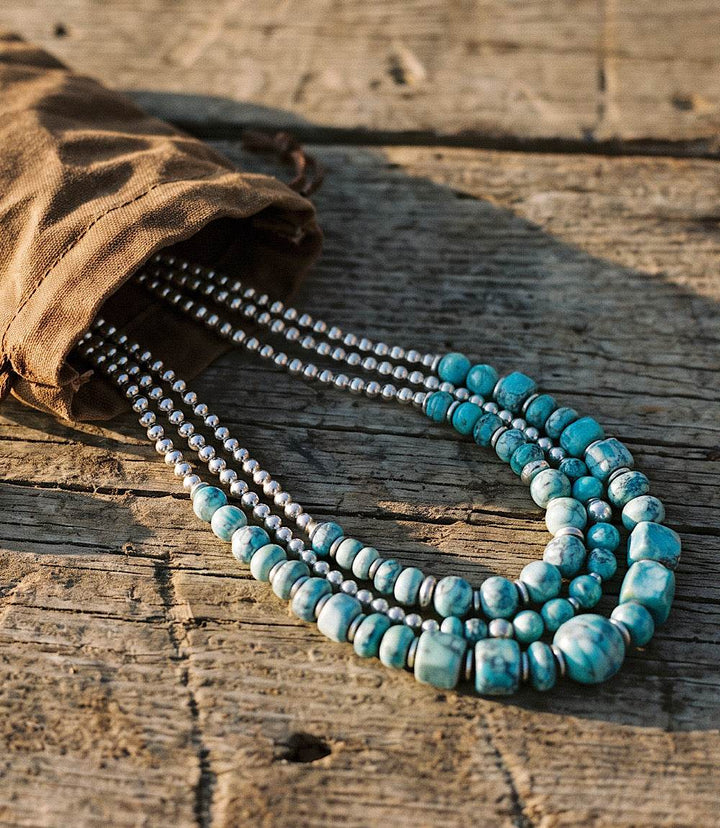 Multi Strand Turquoise Necklace