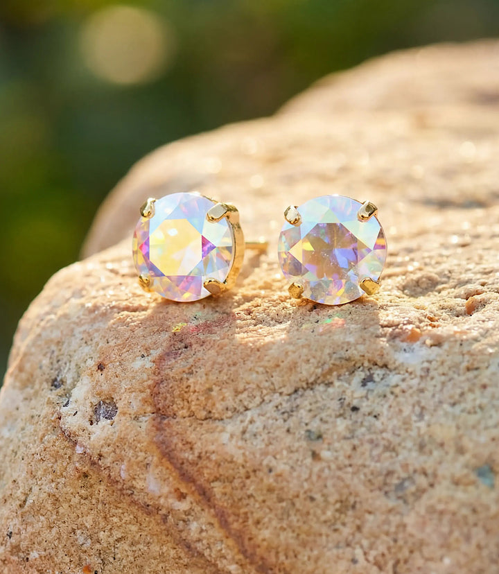 Gemstone Stud Earrings