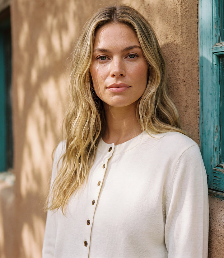 Button-Up Cardigan Sweater
