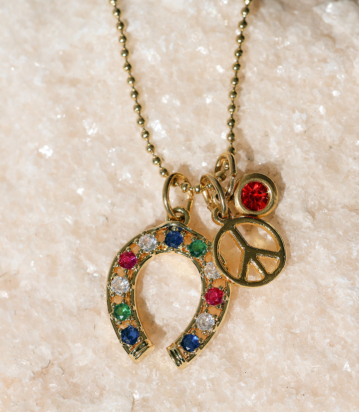 Charm Cluster Necklace