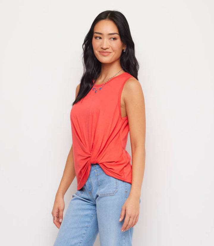 Sleeveless Pick-Up Top