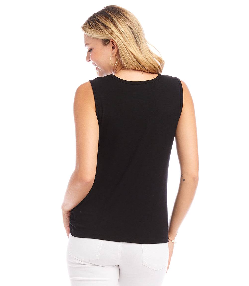 Sleeveless Pick-Up Top