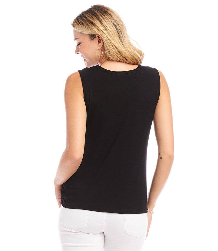 Sleeveless Pick-Up Top