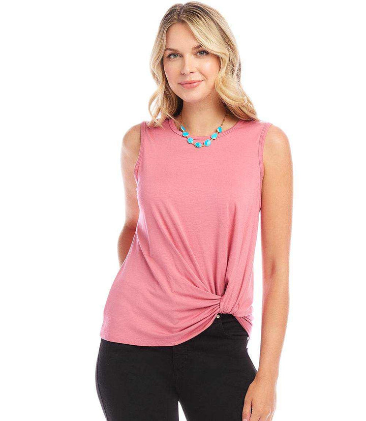 Sleeveless Pick-Up Top