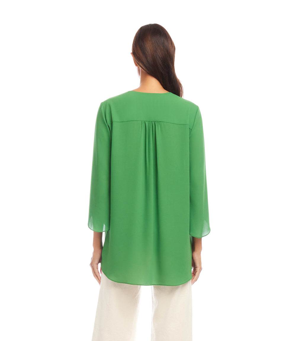 Bracelet Sleeve Asymmetric Top