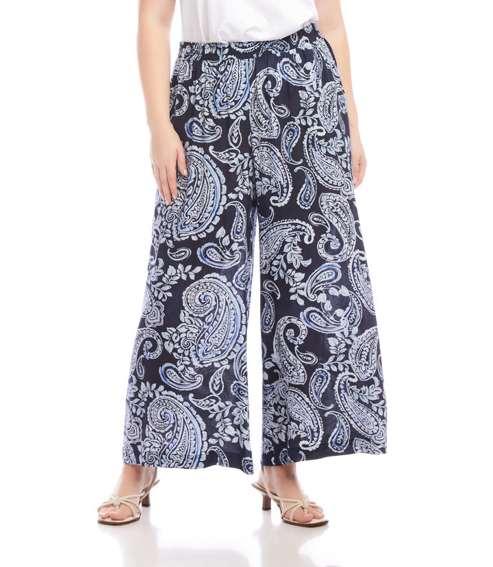 Plus Size Wide-Leg Pants
