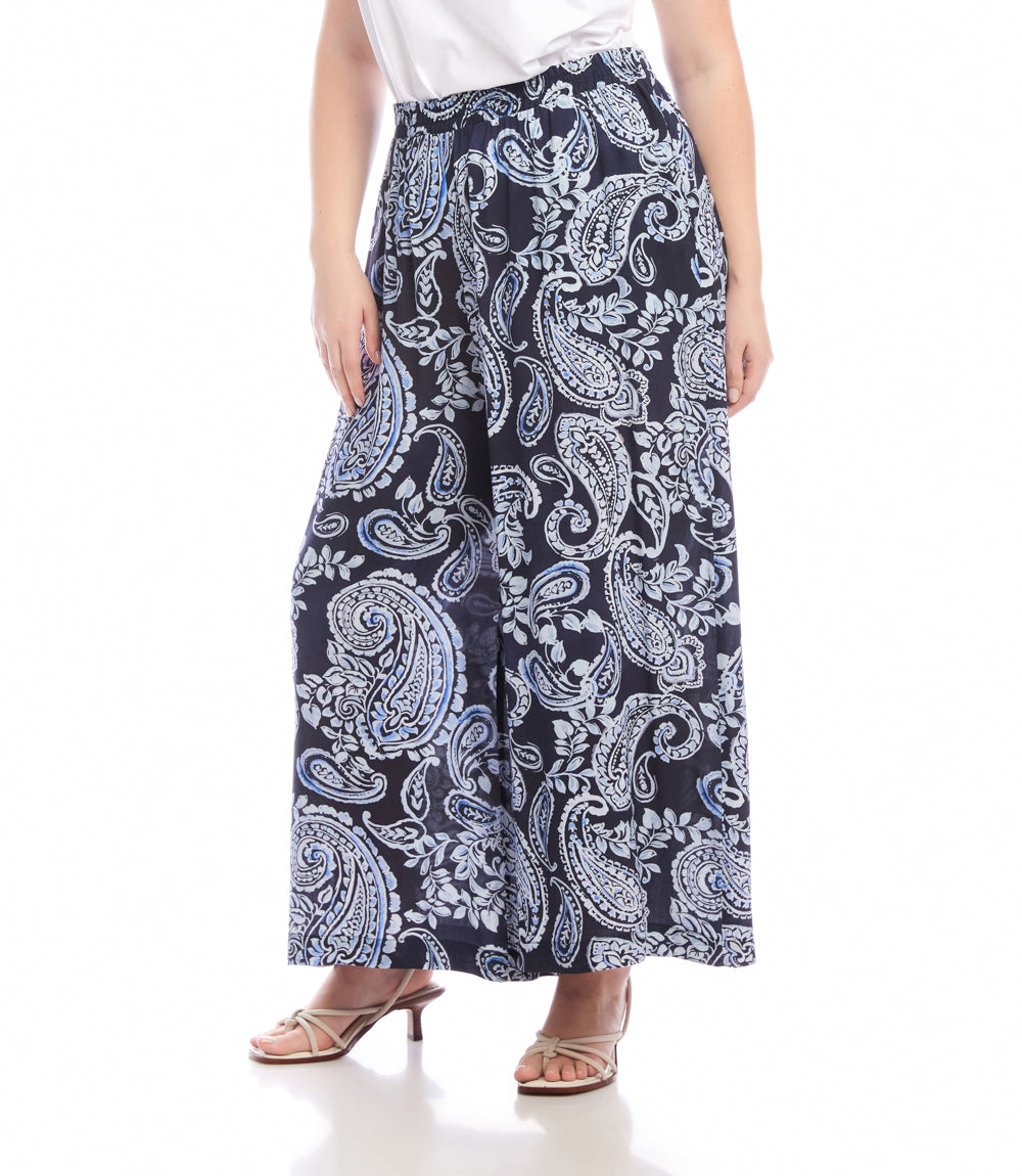 Plus Size Wide-Leg Pants